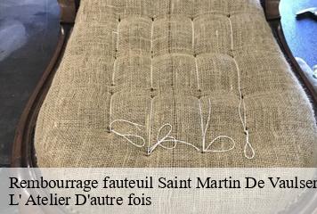 Rembourrage fauteuil  saint-martin-de-vaulserre-38480 L' Atelier D'autre fois